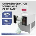 thumbnail image 3 of Mvckyi Snowflake Ice Machine Commercial Ice Shaver Machine, Korean Shaved Ice Machine Commercial Snowflake Ice Maker, 176lbs/Day Snow Cone Machine, Fast Cooling, for Snack Bar, Ice Cream Shop, 3 of 8
