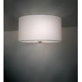 thumbnail image 4 of Meyda Tiffany 219365 Cilindro 3 Light 20" Wide Semi-Flush Drum Ceiling Fixture - Nickel, 4 of 4