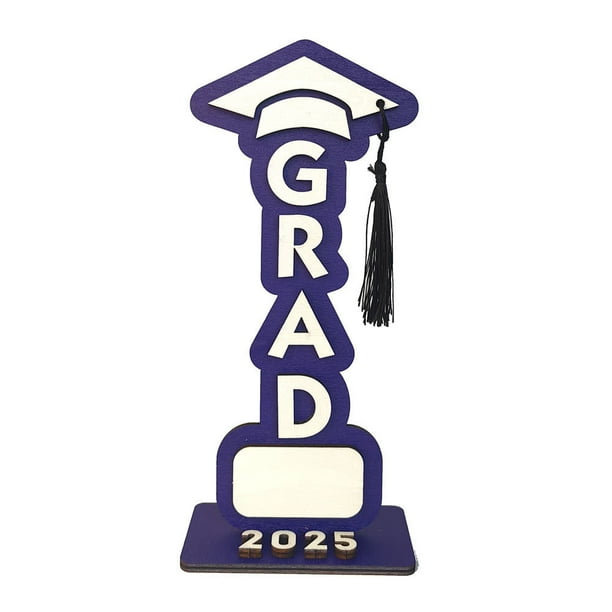 2025 Graduation Season Wooden Tabletop Holiday Decorative Ornament Graduation Season Gift