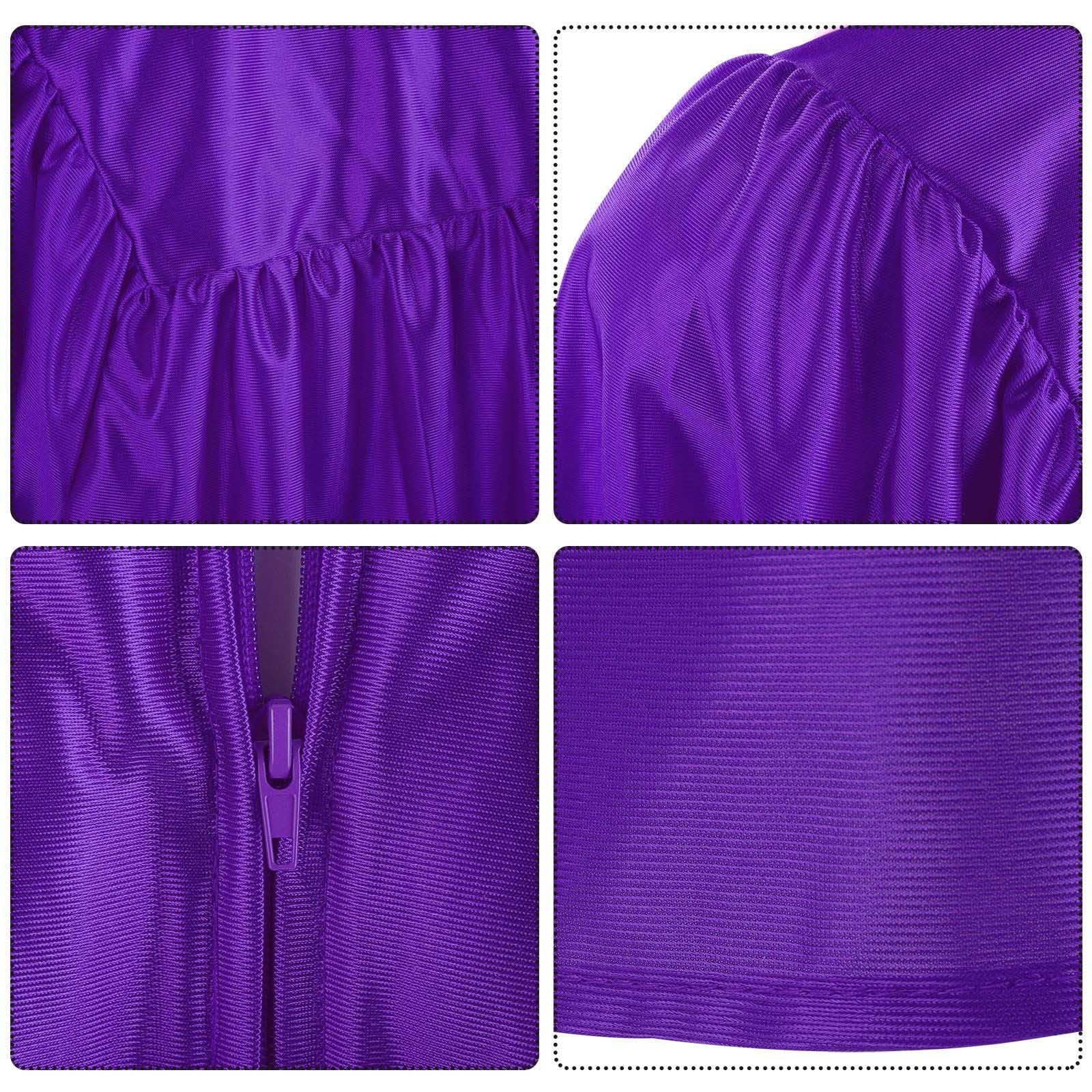 Boys Preschool Graduation Cap and Gown Outfit Purple Graduation Tassel with 2026 Tassel Graduation Dress Outfit 6-8 Years
