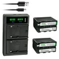 thumbnail image 1 of Kastar 2-Pack NP-F970PRO Battery and LTD2 USB Charger Compatible with Atomos Battery Atomos Shogun Flame, Atomos Shogun Inferno, Ninja Inferno Recording Monitor, Z Cam E2-F8 Full-Frame 8K Camera, 1 of 6
