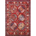thumbnail image 1 of Ahgly Company Indoor Rectangle Mid-Century Modern Red Oriental Area Rugs, 5' x 8', 1 of 6
