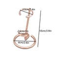 thumbnail image 3 of Crystal Wand Display Stand - Metal Base Holder for Small Gemstones & Minerals, 3 of 8