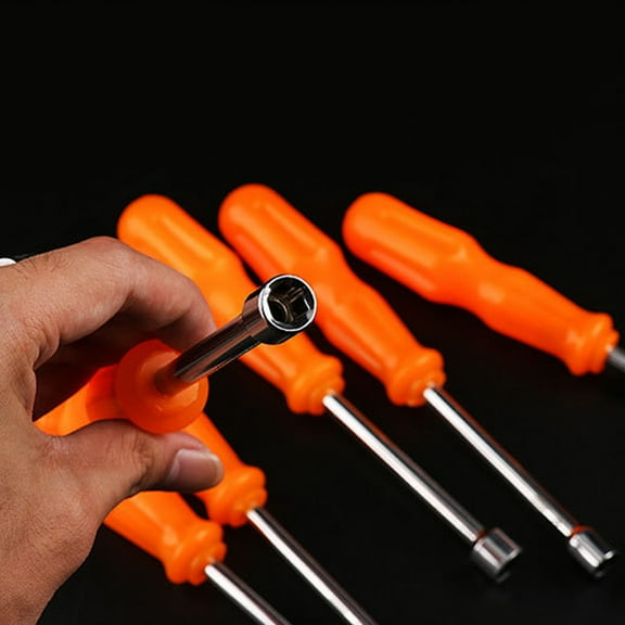 UNTERING Sleeve Professional Socket Wrench Screwdriver with Non-Slip Handle Screw Fastening Tool Mechanical Tool for DIY Project