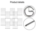 thumbnail image 3 of 50pcs Galvanized Garden Fabric Stakes - for securing lawn mulch, 3 of 10