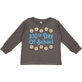 thumbnail image 3 of Inktastic 100th Day Of School Party Girls Long Sleeve Toddler T-Shirt, 3 of 5