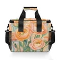 thumbnail image 7 of FORMRS Insulated Cooler Bag 24 Cans Capacity Soft Leakproof Lunch Box with Side Pockets, Abstract Floral Art, 7 of 7