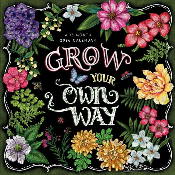 You Can Grow Your Own Way | 2026 7x14" (Hanging) Wall Calendar | Hopper Studios
