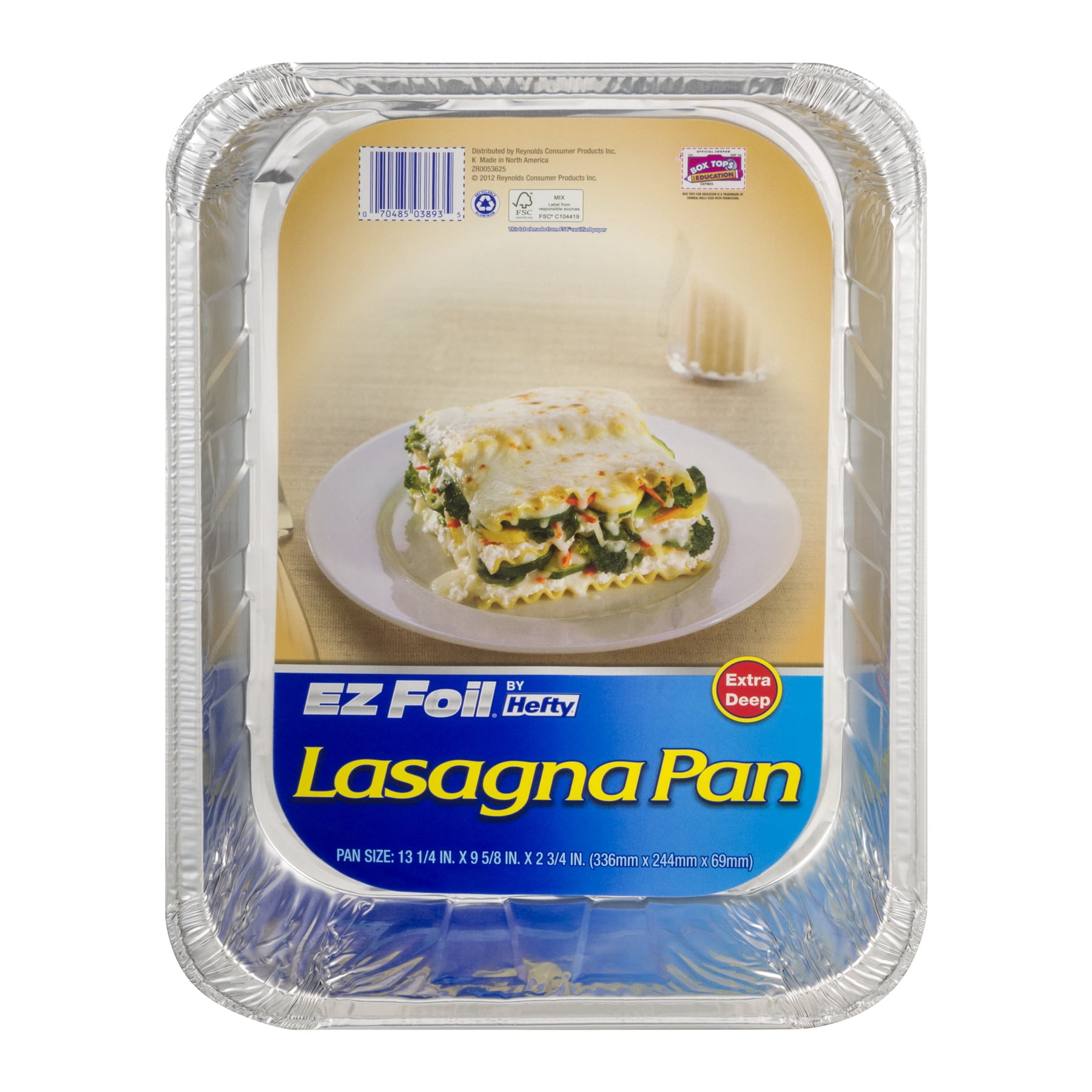 Hefty Ez Foil Lasagna Pan