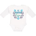 thumbnail image 3 of Inktastic My Pawpaw Loves Me with Flowers and Hearts Boys or Girls Long Sleeve Baby Bodysuit, 3 of 5