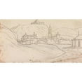 thumbnail image 2 of Henry Swinburne 18x11 Gold Ornate Wood Frame and Double Matted Museum Art Print Titled - Duenas, Spain (1775 to 1776,), 2 of 4