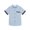 Light Blue, variant on Boys Solid Short Sleeve Button Down Shirt, Classic Point Collar Casual Top for School