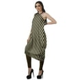 thumbnail image 4 of Moomaya Robe Kurti à une Épaule Imprimée pour Femme, Sans Manches, à Col Bénitier, Style Bohème, Tenue de Soirée de Designer, 4 of 7