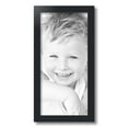 thumbnail image 2 of ArtToFrames 9" x 19" Black Satin Picture Frame, 9x19 inch Black MDF Poster Frame (WOM-5180), 2 of 8