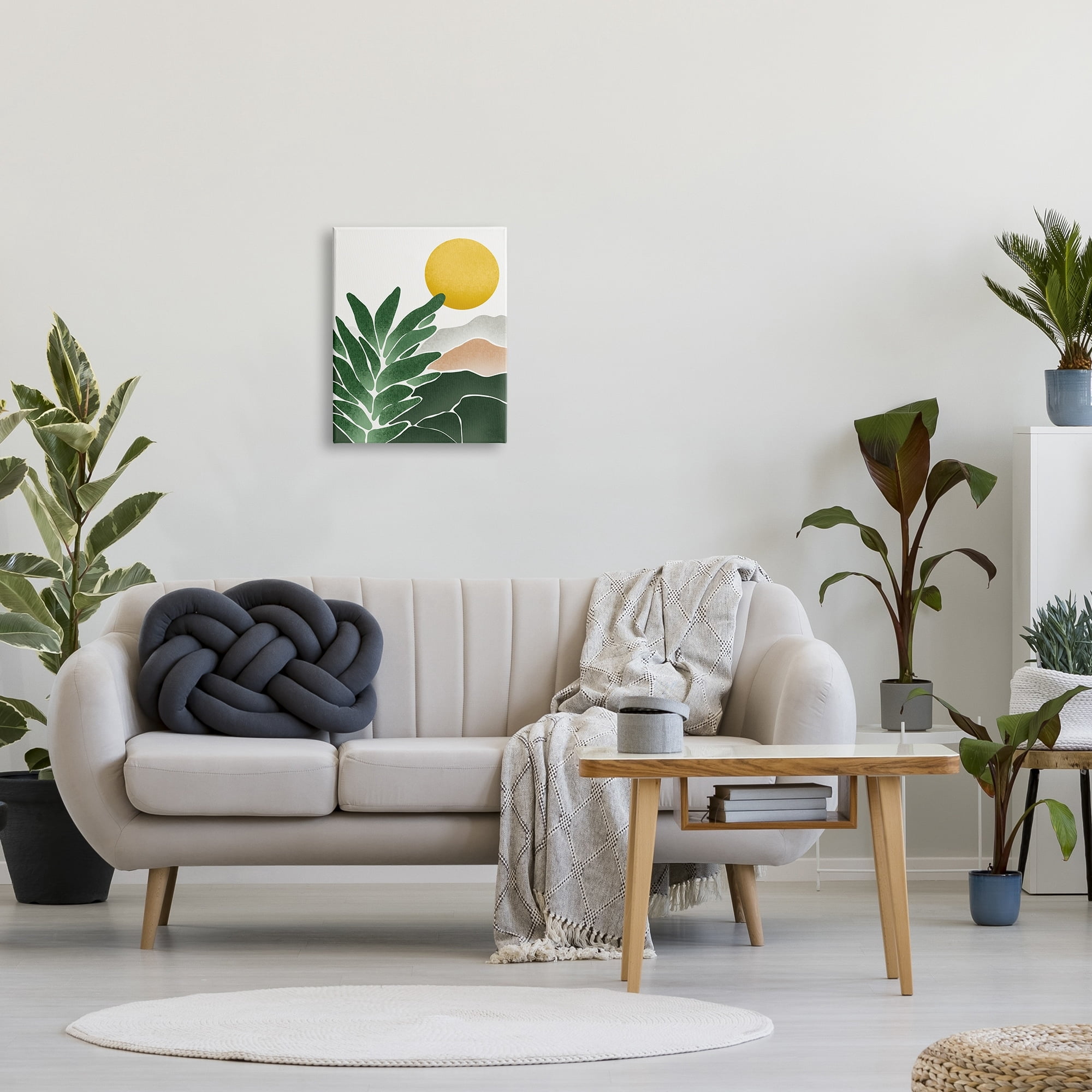Stupell Industries Sunny Hills Botanical Nature Scene Botanical & Floral Painting Gallery Wrapped Canvas Print Wall Art