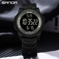 thumbnail image 2 of SANDA 2022 New Men's Watches 10mm Super Slim Electronic LED Digital Watches for Male Clock Wristwatch Relogio Masculino 6107, 2 of 6