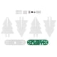 thumbnail image 3 of Kit de circuito LED electrónico, árbol de Navidad tridimensional de bricolaje Kit de circuito de árbol de Navidad Módulo LED de árbol de Navidad Tecnología innovadora, 3 of 13