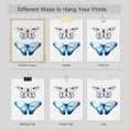 thumbnail image 3 of PixonSign 4 PCS Adhesive Canvas Posters Colorful Butterfly Boho Gril's Room Minimalist Frameless Wall Art Modern Prints Fine Wall Décor Classic Artwork for Living Room, Bedroom -11"x14", 3 of 5