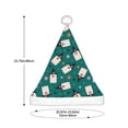 thumbnail image 3 of Salouo Halloween Ghosts for Adult Christmas Hat Xmas Holiday Hat Santa Hat for Women & Men Festive Headwear Accessories Fit for Christmas/ New Year/Holiday/Party,1PC, 3 of 6