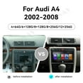 thumbnail image 6 of ZWNAV 9 inch Car Radio Carplay Automotive Multimedia Android for Audi A4 2002-2008 GPS Navi Radio Coche Player Stereo Head Unit, 6 of 9