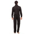 thumbnail image 2 of X-2 Mens Athletic Full Zip Fleece Tracksuit Jogging Sweatsuit Gray Side Black M, 2 of 7