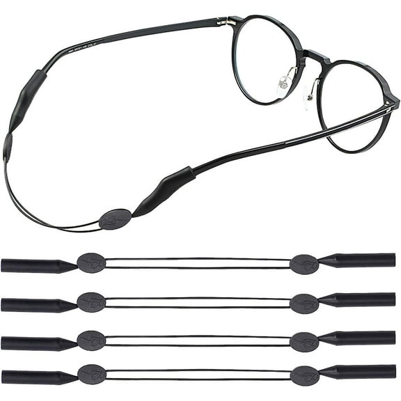 Adjustable Glasses Strap, Eye glasses String Strap Unisex Anti-Slip Silicone Eyewear Strap Retainers Sports Cord Holder
