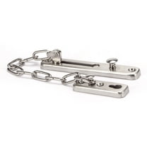 FUTUREORYY Gate Link Chain Lock Door Chain Stainless Steel Silver for Home Hotel 1Set 4.9x2.5x0.9in