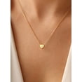 thumbnail image 3 of U7 Mother's Day Gifts for Women 14K Gold Plated Letter Pendant with Sparkle Cubic Zirconia Tiny Heart Letter Initial J Necklace Choker, 3 of 8