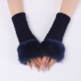 thumbnail image 4 of Yoyauz Women'sFingerless Gloves Arm Warm Knit Thumbhole Stretch, 4 of 5