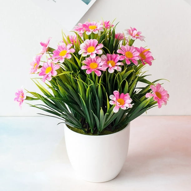 Plastic Outdoor Artificial Flowers Fake Plants In Pot Grass Garden Home Decor Com Plastic Outdoor Artificial Flowers Fake, Artificial Flowers Outdoor Use