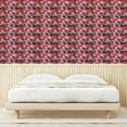thumbnail image 3 of Ambesonne Tropical Jungle Peel & Stick Wallpaper for Home, Botany Hibiscus Art, 13"x72", Pastel Pink Dark Coral, 3 of 5