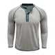 thumbnail image 5 of pstuiky manga larga para hombre, Cárdigan informal de color liso con botones para hombre, manga larga y cuello redondo Tops casuales para hombres xl, 5 of 7