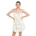thumbnail image 5 of Vestido vaporoso con volantes Roman Fashion /Juvenil, 6805 (Hueso/ Flor) beige CH, 5 of 5