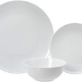 thumbnail image 2 of 18-Piece Kitchen Dinnerware Set, Plates, Dishes, Bowls, Service for 6, White Porcelain, 2 of 6