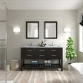 thumbnail image 2 of Virtu Caroline Estate 61" Double Bathroom Vanity Set in Espresso, 2 of 2