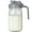 32oz+grey, variant on Glass Pitcher With Lid 64 Oz Wide Mouth Sun Tea Jar Half Gallon Cold Hot Water Pitcher 2 Quart Brew Coffee Jug Carafe For Fridge,Lemonade, Beverage,Milk,Juice Container