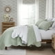 thumbnail image 2 of Juego de ropa de cama WDCOZY, edredón tamaño queen, color verde salvia, para todas las estaciones, 2 of 8