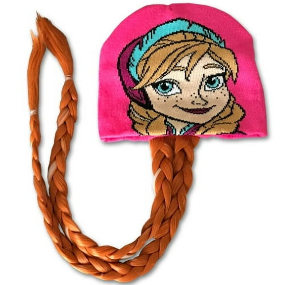 Frozen Deluxe Anna Beanie w/ Braids (1 size, Child)