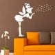 thumbnail image 4 of Matsuzay Pegatina de espejo 3D de elfo de hadas DIY, regalo de Navidad, pegatinas de pared, estrellas de cuento de hadas, calcomanías acrílicas, papel Decoración del hogar Plata Matsuzay JJ11076-01, 4 of 6