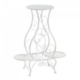 thumbnail image 1 of Sablier Blanc Triple Support de Plante, 1 of 1