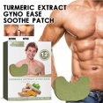 thumbnail image 4 of 12pcs Turmeric Extract GynoEase Soothe Patch Men's &Swelling& Fat Chest U2O9, 4 of 7