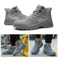 thumbnail image 5 of AUXDIQ Safety Trainers Men Women Steel Toe Cap Work Shoes Comfy Construction Industrial Sneakers, 5 of 6