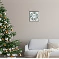 thumbnail image 2 of Stupell Industries Christmas By The Sea Nautical Wreath Graphic Art Black Framed Art Print Wall Art, Design by Marcus Prime, 2 of 7