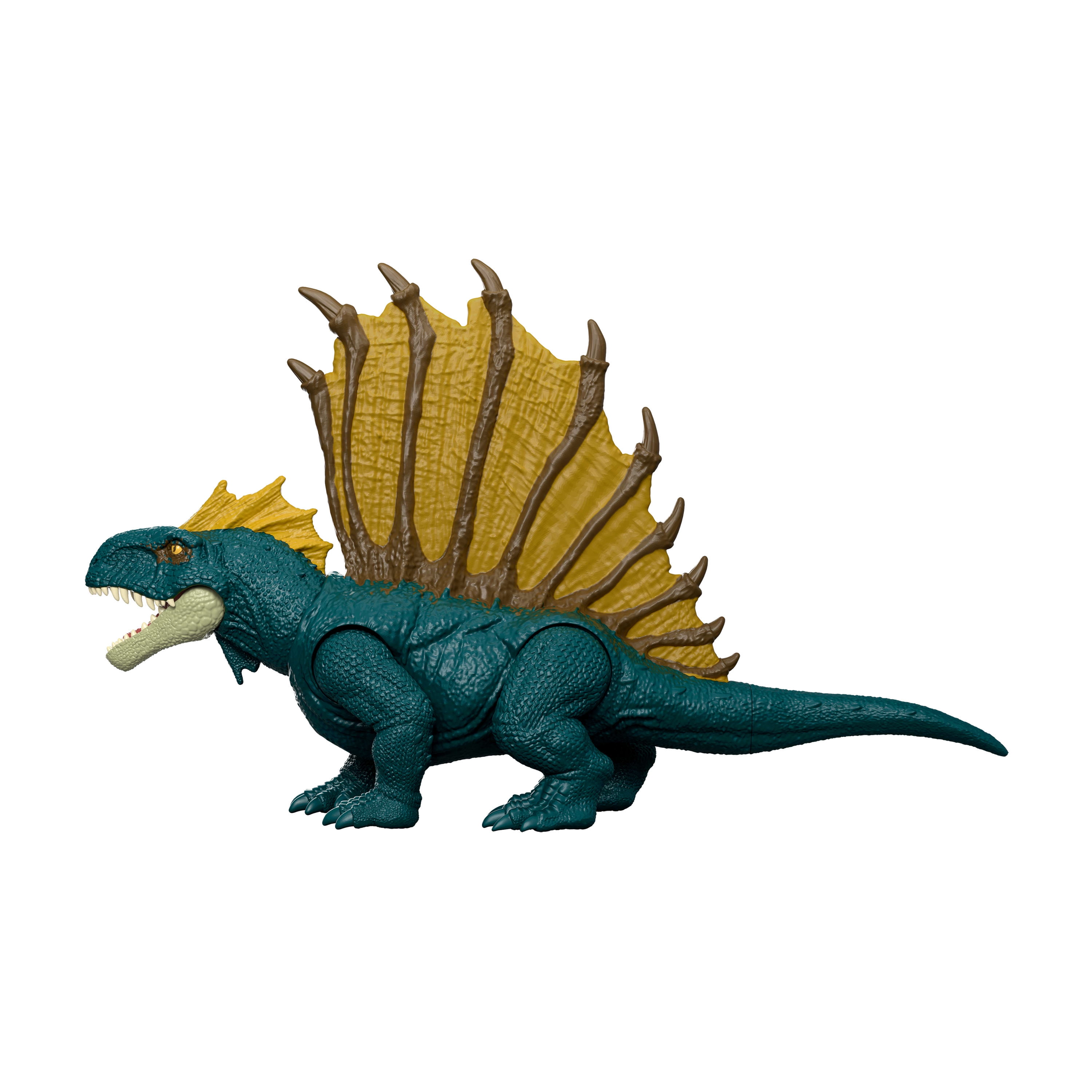 Jurassic World Frenzy Pack Dimetrodon Dinosaur Figure, Authentic Toy, Digital Play