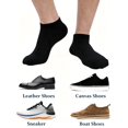 thumbnail image 5 of DOVACKA Men's Low Cut No Show Ankle Socks, Cotton Non-Slip with Arch Support & Breathable Mesh, Size 9-12/13-15 for Sneakers, 5 of 7