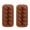 Brown (Bat), variant on BE-TOOL 2Pcs Halloween Silicone Chocolate Mould Fondant Maker Desserts Cookies Jellies Candies Cakes Mould Purple ( Wizard)