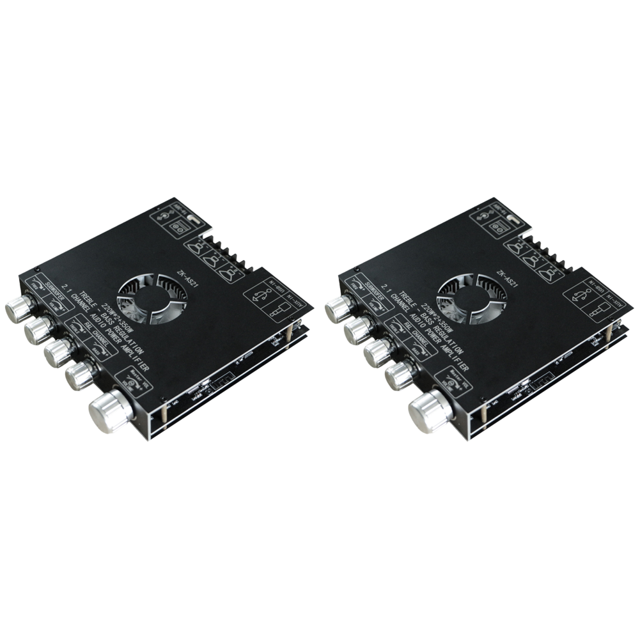 TPA3255 Placa amplificadora potencia digital compatible con dientes 2 1 canales DC 16-38 V azul