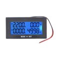 thumbnail image 4 of LAFGUR 0-500V Intelligent Digital LCD Blue Backlight AC Voltage Current Tester Meter, 4 of 8