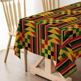 thumbnail image 5 of Kwanzaa Tablecloth Black History Month Decoration Pan Afro African American Heritage Festival Celebration Party Supply Kitchen Dining Room Home Decor (60" x 84"), 5 of 5