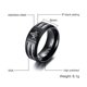 thumbnail image 2 of Vnox-anillo masónico Vintage de 9mm para hombre, joyería de acero inoxidable negro con alambre, regalo para hermano, 2 of 3